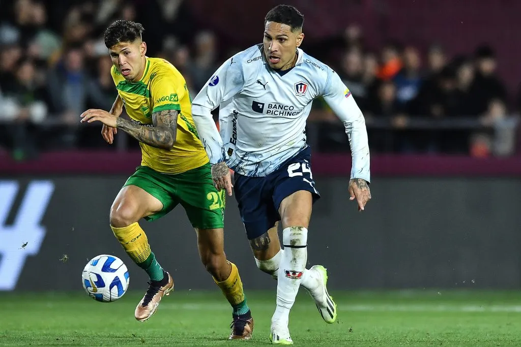 Santiago em partida pelo Defensa y Justicia. Photo by Marcelo Endelli/Getty Images