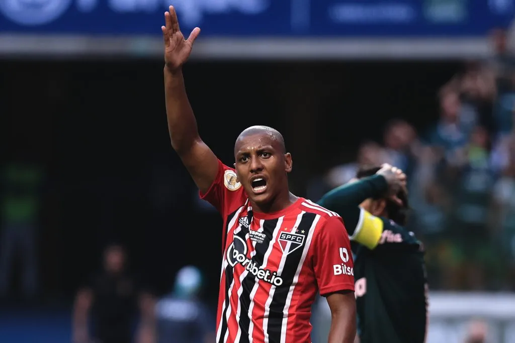 Luizão em partida do São Paulo contra o Palmeiras. Foto: Ettore Chiereguini/AGIF