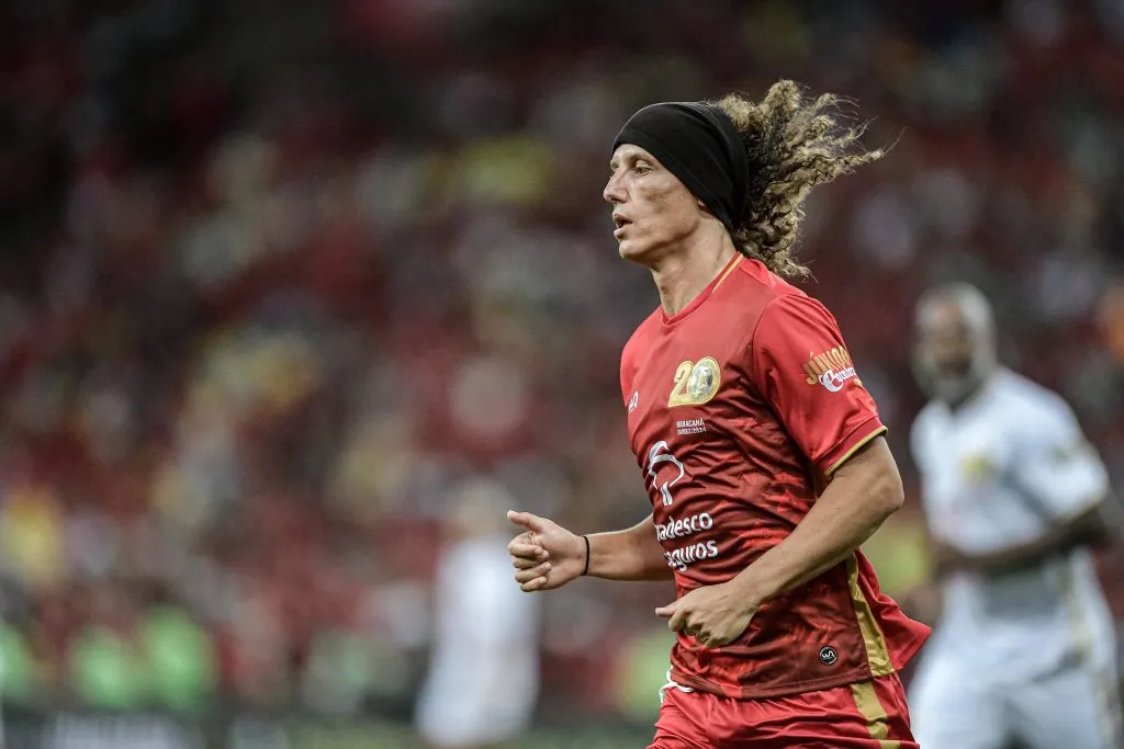 David Luiz durante 'Jogo das Estrelas'. Foto: Thiago Ribeiro/AGIF