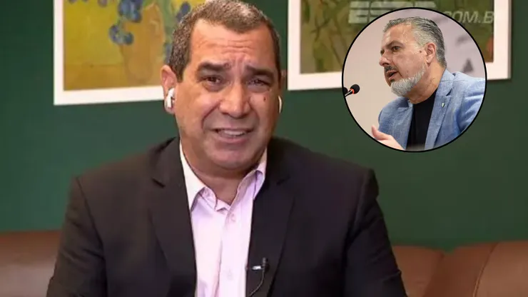 Zinho ironiza fala de José Boto sobre permanência de Filipe Luís no Flamengo: "Conta outra". Fotos: Zinho (Reprodução/ESPN); Boto (Divulgação/CRF)