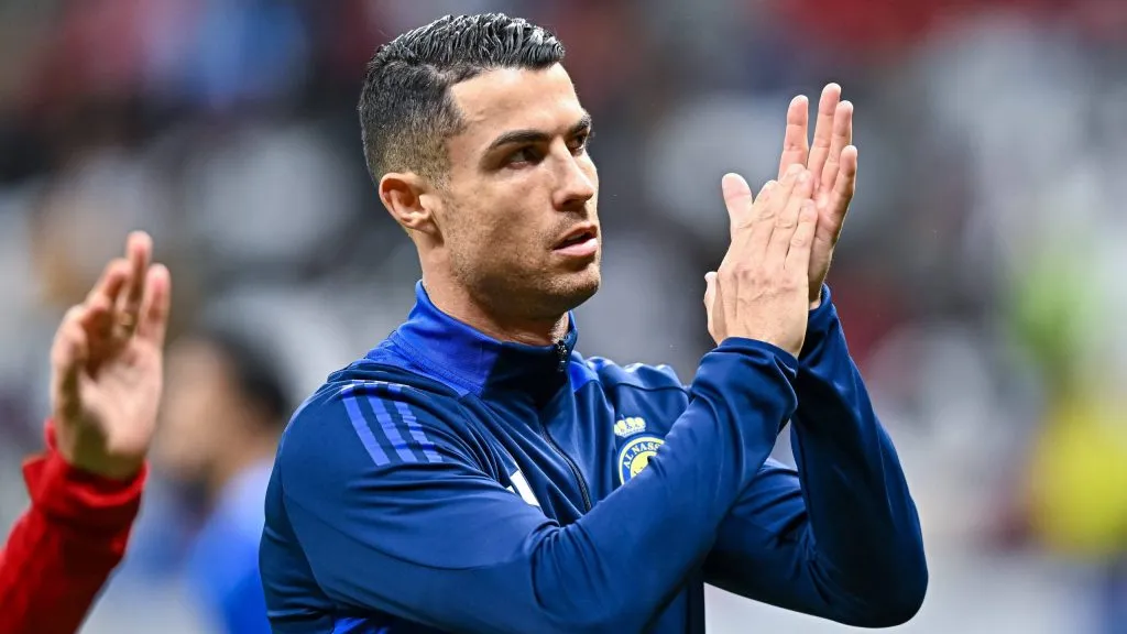 Cristiano Ronaldo em partida pelo Al Nassr. Foto: NAUSHAD