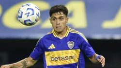 Zeballos em ação pelo Boca no mês de dezembro.