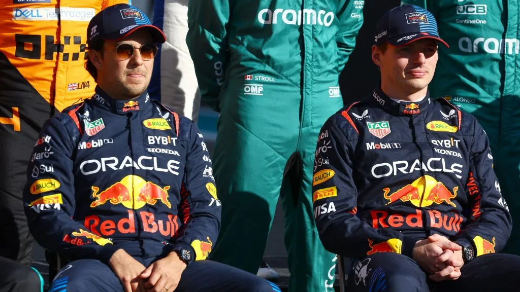 Pérez e Verstappen no GP de Abu Dhabi