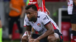 Luan atuando contra o Internacional.