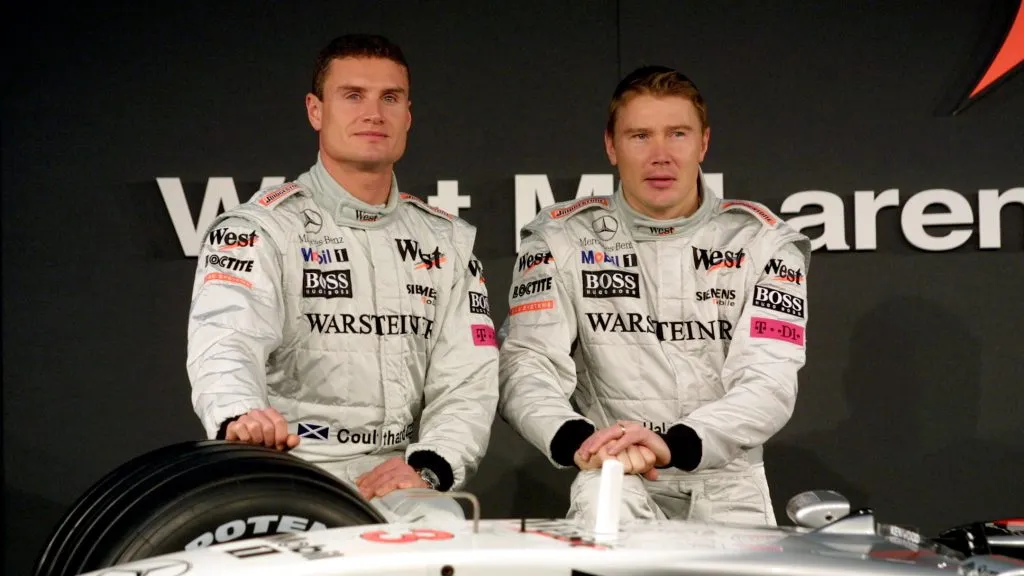 Coulthard e Hakkinen em 2001