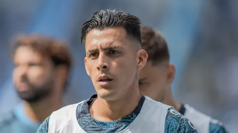 Pavón durante partida contra o Corinthians.