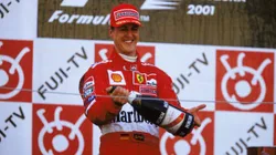 Schumacher em Suzuka, 2001 (Mark Thompson /Allsport)
