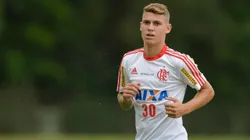 Sávio em treino do Flamengo