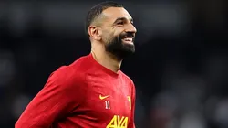 Salah durante partida entre Tottenham e Liverpool, pela Premier League. Foto: Alex Pantling