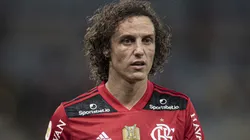 David Luiz durante partida entre Flamengo e Bahia, no Maracanã, pelo Brasileirão de 2021.