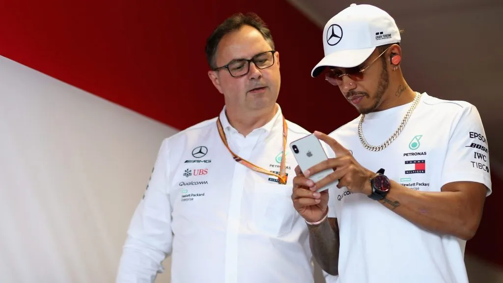 Ron Meadows e Hamilton em 2018