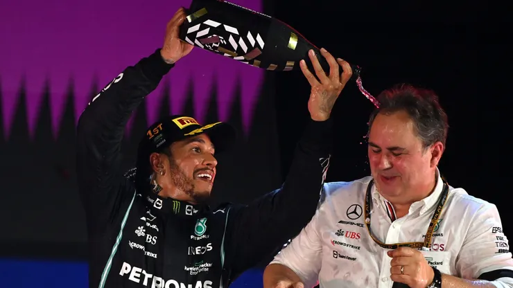Hamilton e Meadows em 2021 (Andrej Isakovic - Pool/Getty Images)