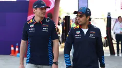 Verstappen e Pérez no Catar (Mark Thompson/Getty Images)