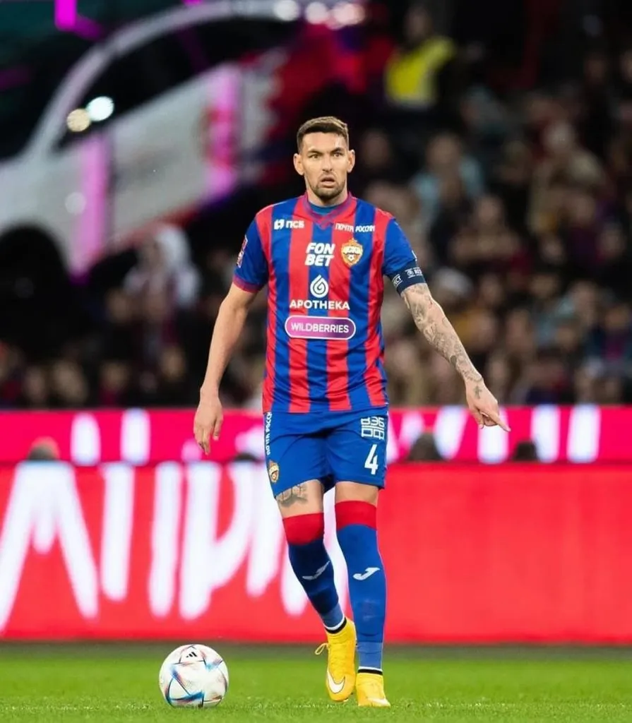 O zagueiro Willyan Rocha, de 29 anos, atua no CSKA Moscou e está na mira do Santos e do Inter. Foto: Reprodução/Instagram.