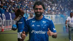 Gabigol durante apresentação pelo Cruzeiro