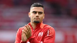 Andreas durante partida contra o Nottingham Forest (ING)