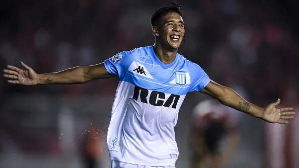 Zaracho comemorando. Foto: Marcelo Endelli/Getty Images