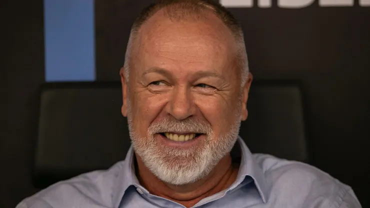 Mano Menezes durante partida entre Atlético-MG e Fluminense, na Arena MRV, pelo Brasileirão 2024.
