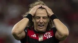 David Luiz lamentando durante partida entre Flamengo e Atlético-MG, no Maracanã, pelo Brasileirão 2024.