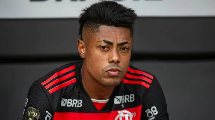 Bruno Henrique durante partida entre Atlético e Flamengo, na Arena MRV, pela final da Copa do Brasil 2024.