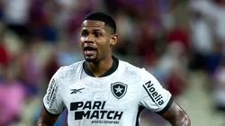 Júnior Santos, atacante do Botafogo, pelo Campeonato Brasileiro
