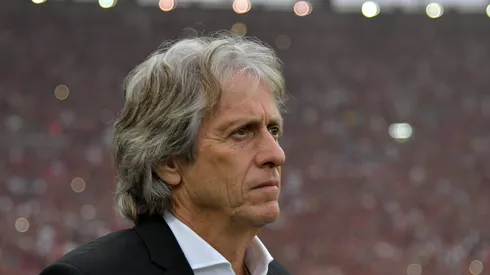 Jorge Jesus foi campeão da Libertadores pelo Flamengo. Foto: Thiago Ribeiro/AGIF