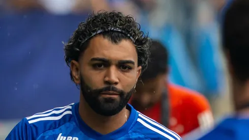 Gabigol durante sua apresentação no Mineirão.