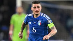 Marco Verratti, atuando pela Seleção Italiana - Foto: Francesco Pecoraro/Getty Images