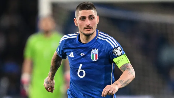 Marco Verratti, atuando pela Seleção Italiana - Foto: Francesco Pecoraro/Getty Images