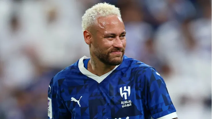 Neymar, jogador do Al-Hilal. (Photo by Yasser Bakhsh/Getty Images)