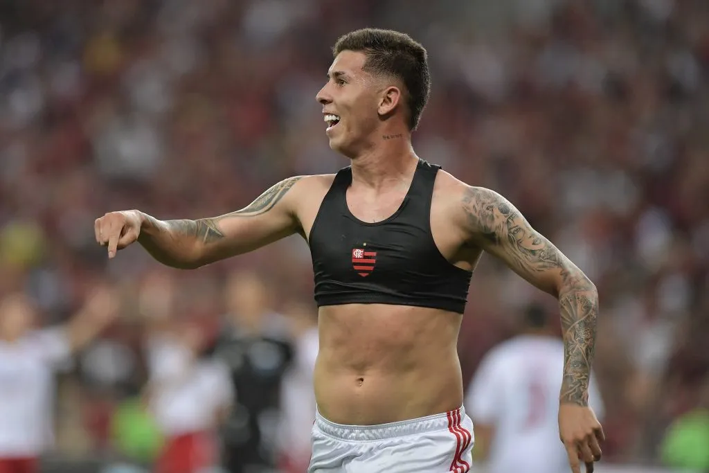 Felipe Teresa foi importante na conquista do Mundial Sub-20 do Flamengo, na última temporada, com o técnico Filipe Luís. Foto: Thiago Ribeiro/AGIF