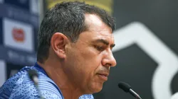 SP - SANTOS - 17/11/2024 - BRASILEIRO B 2024, SANTOS X CRB - Fabio Carille tecnico do Santos durante coletiva apos partida contra o CRB no estadio Vila Belmiro pelo campeonato Brasileiro B 2024.