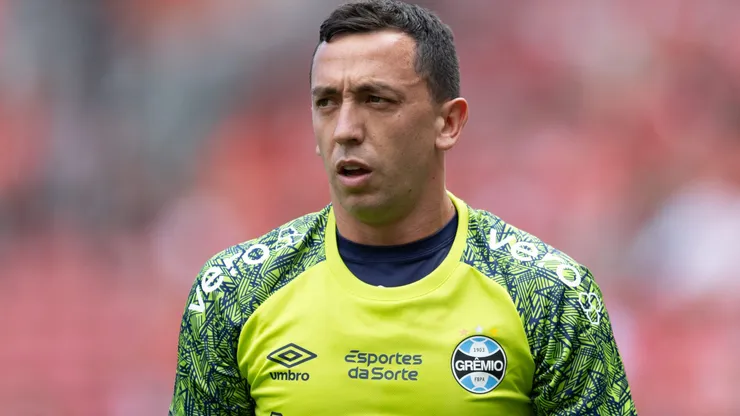 Marchesín desfalcou o Grêmio em jogo-treino por desconforto muscular - Foto: Liamara Polli/AGIF