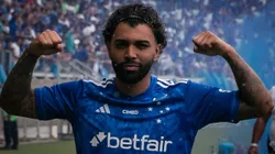 Gabigol em sua apresentação no Cruzeiro. Foto: Fernando Moreno/AGIF