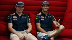 Verstappen e Ricciardo em 2016 (Ken Ishii/Getty Images for Red Bull Racing)