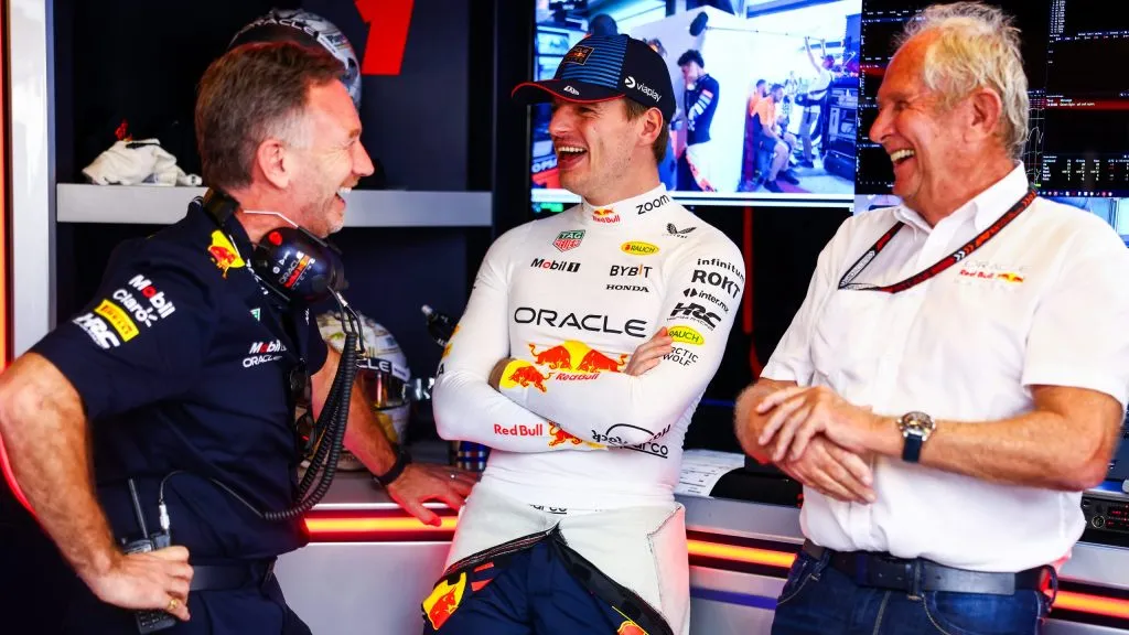 Horner, Marko e Verstappen em Abu Dhabi
