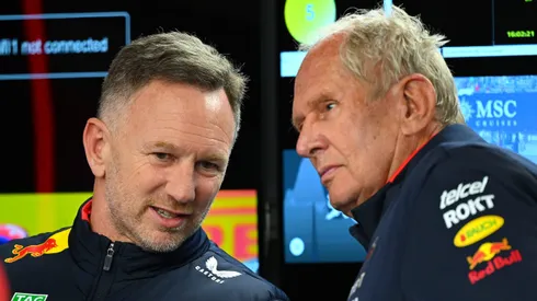 Horner e Marko no GP do Japão (Clive Mason/Getty Images)