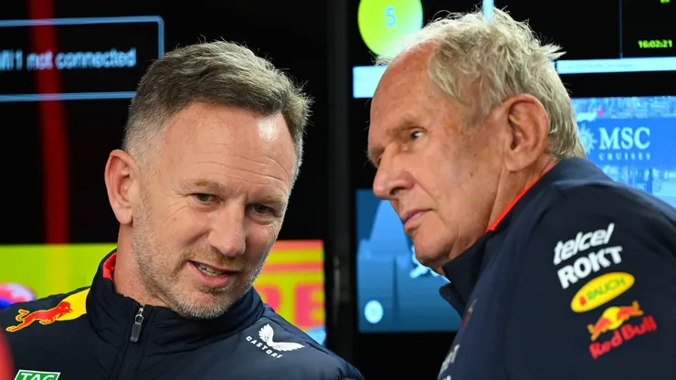 Horner e Marko no GP do Japão (Clive Mason/Getty Images)