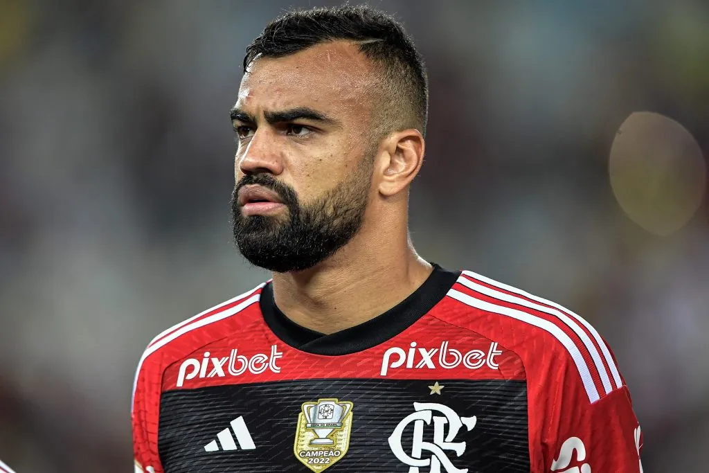 Fabricio Bruno jogador do Flamengo durante partida contra o Vasco no estadio Maracana pelo campeonato BRASILEIRO A 2023. Foto: Thiago Ribeiro/AGIF