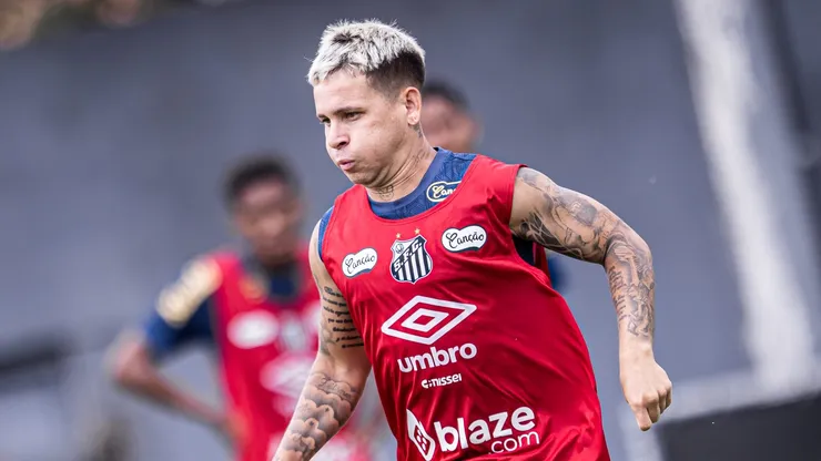 Atacante retornou ao Peixe - Foto: Raul Baretta/Santos FC.