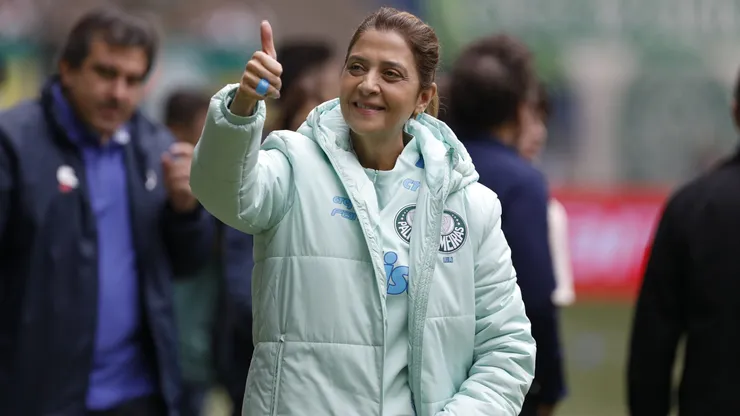 Leila Pereira, presidente do Palmeiras (Ricardo Moreira/Getty Images)
