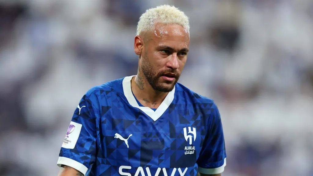 Neymar pode nem jogar mais pelo Al-Hilal - (Photo by Yasser Bakhsh/Getty Images).