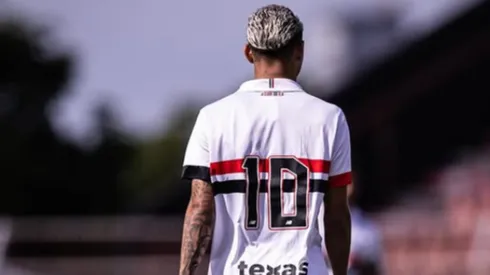 Matheus Alves é o número 10 do Sub-20 do São Paulo (Reprodução/Instagram/@matheusalvesn10)