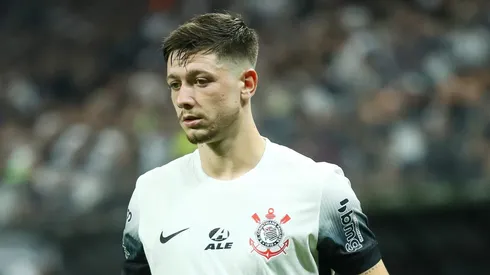 Rodrigo Garro, jogador do Corinthians, durante partida contra o Bahia no estádio Arena Corinthians, pelo Campeonato Brasileiro
