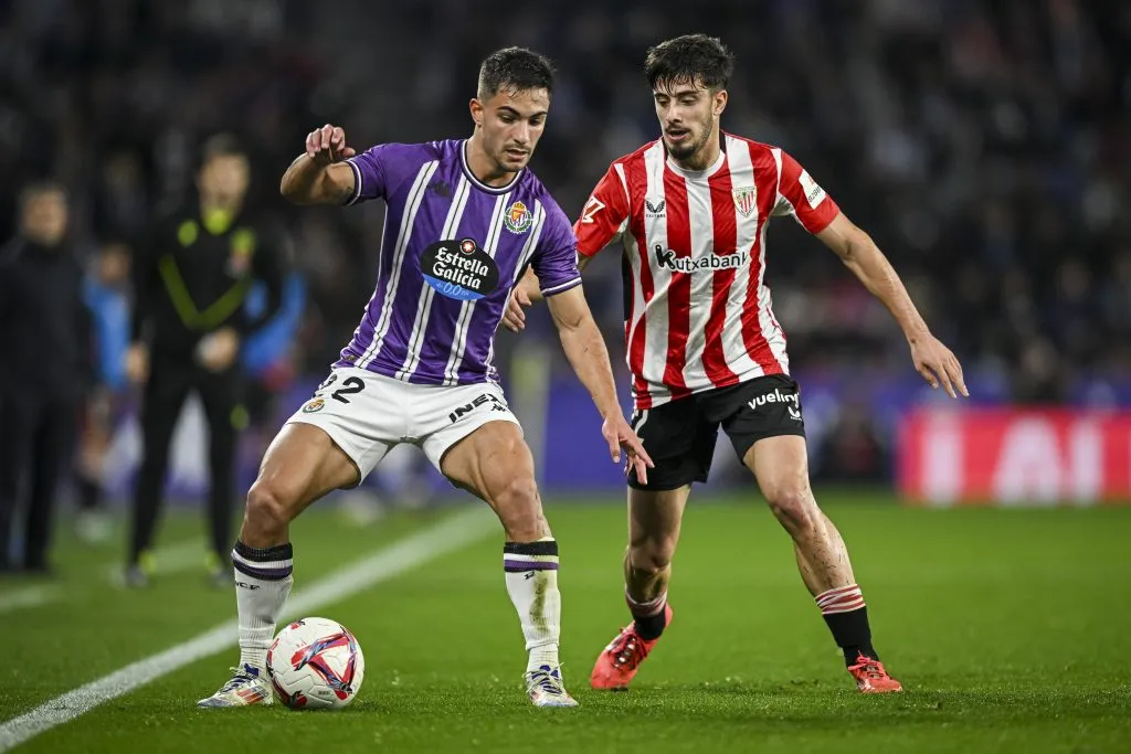 Lucas Rosa em jogo do Valladolid contra Athletic Club - Foto: Octavio Passos/Getty Images