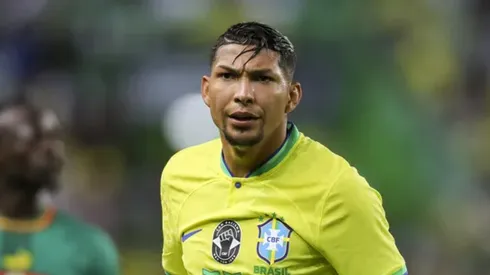 Rony, atacante do Palmeiras, em campo pela Seleção Brasileira