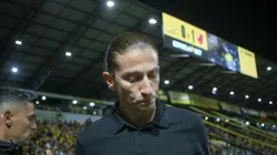 Filipe Luis tecnico do Flamengo durante partida contra o Criciuma no estadio Heriberto Hulse pelo campeonato Brasileiro A 2024. Foto: Leonardo Hubbe/AGIF