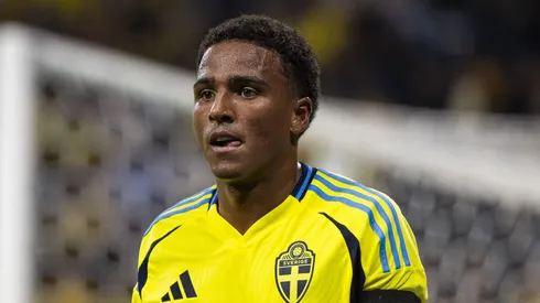 Eliasson em ação pela Suécia.