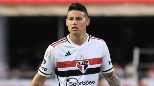 James pelo São Paulo em 2023 (Marcello Zambrana/AGIF)