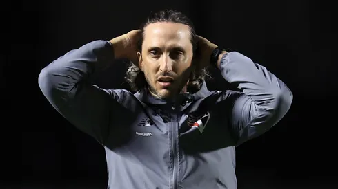 Luis Zubeldia técnico do São Paulo durante partida contra o Atletico-MG. Foto: Marcello Zambrana/AGIF